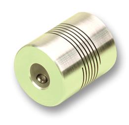 Huco 724.13.2020 Coupling, 5mm X 5mm, Aluminium