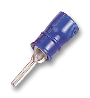 Amp Connectors / Te Connectivity 342166-1 Crimp Terminal, Pin, Blue