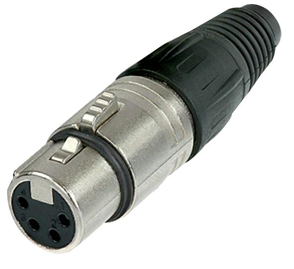 Neutrik Nc4Fx Socket, Xlr, Free, 4Pole