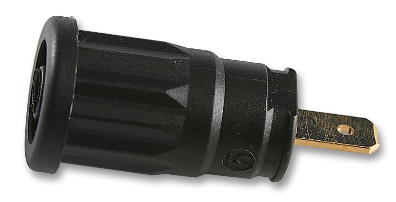 Hirschmann Test And Measurement 972362100 Socket, 4mm, Shrouded, Black, Pk5, Pki