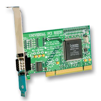 Brainboxes Uc-246 Card, Pci, Rs232, 1Port