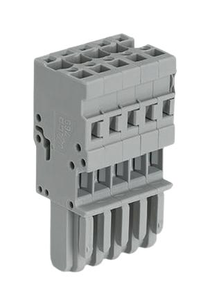 WAGO 769-105 Terminal Block, Pluggable, 5Pos, 12Awg