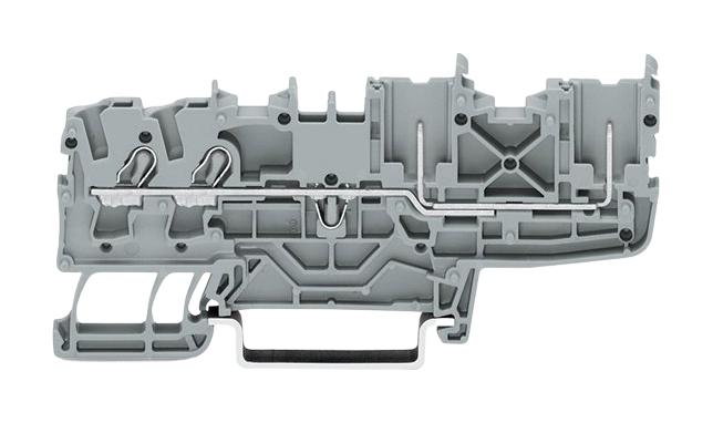WAGO 2022-1401 Terminal Block, Din Rail, 2Pos, 12Awg