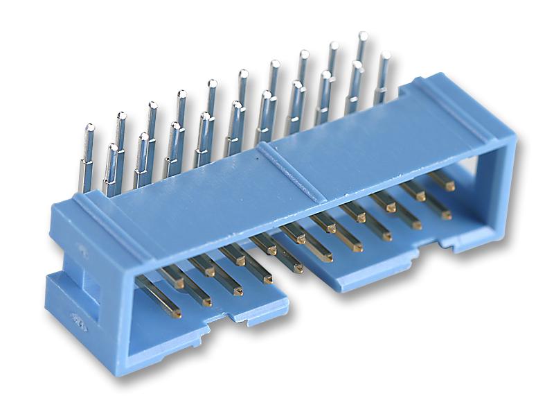 Amp Connectors / Te Connectivity 2-1761605-7 Header, R/a, 20Way