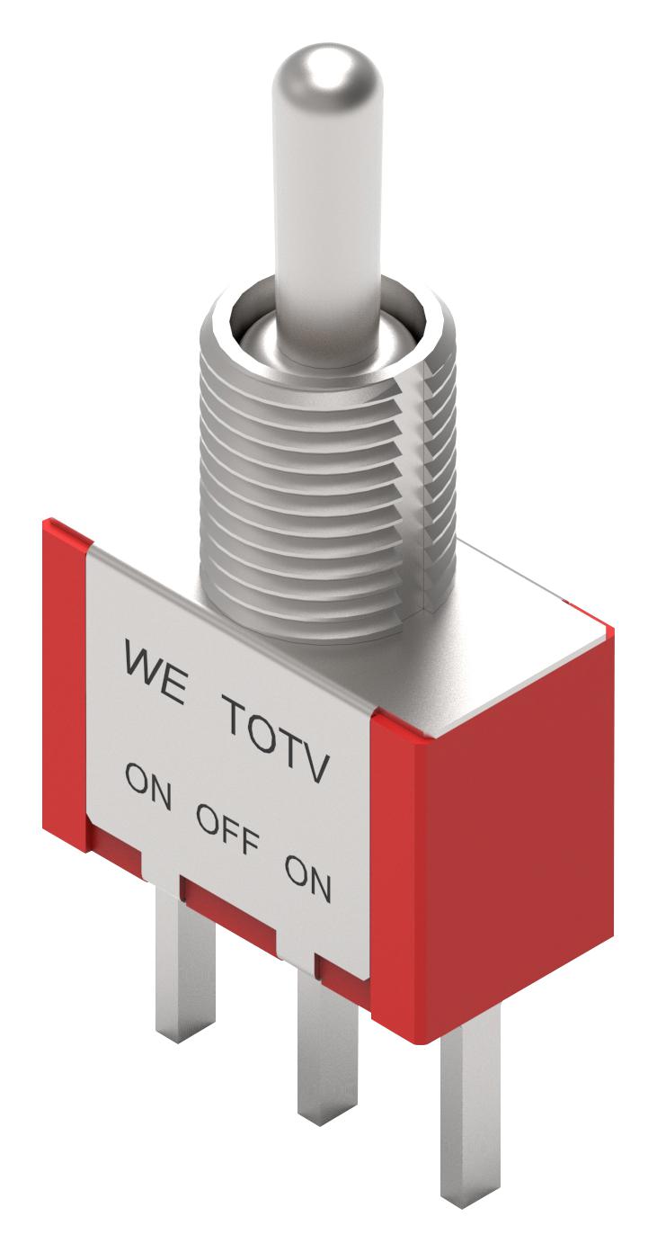 WÃ¼rth Elektronik 472123020311 Toggle Sw, Spdt, 1A, 30Vdc, Panel/th