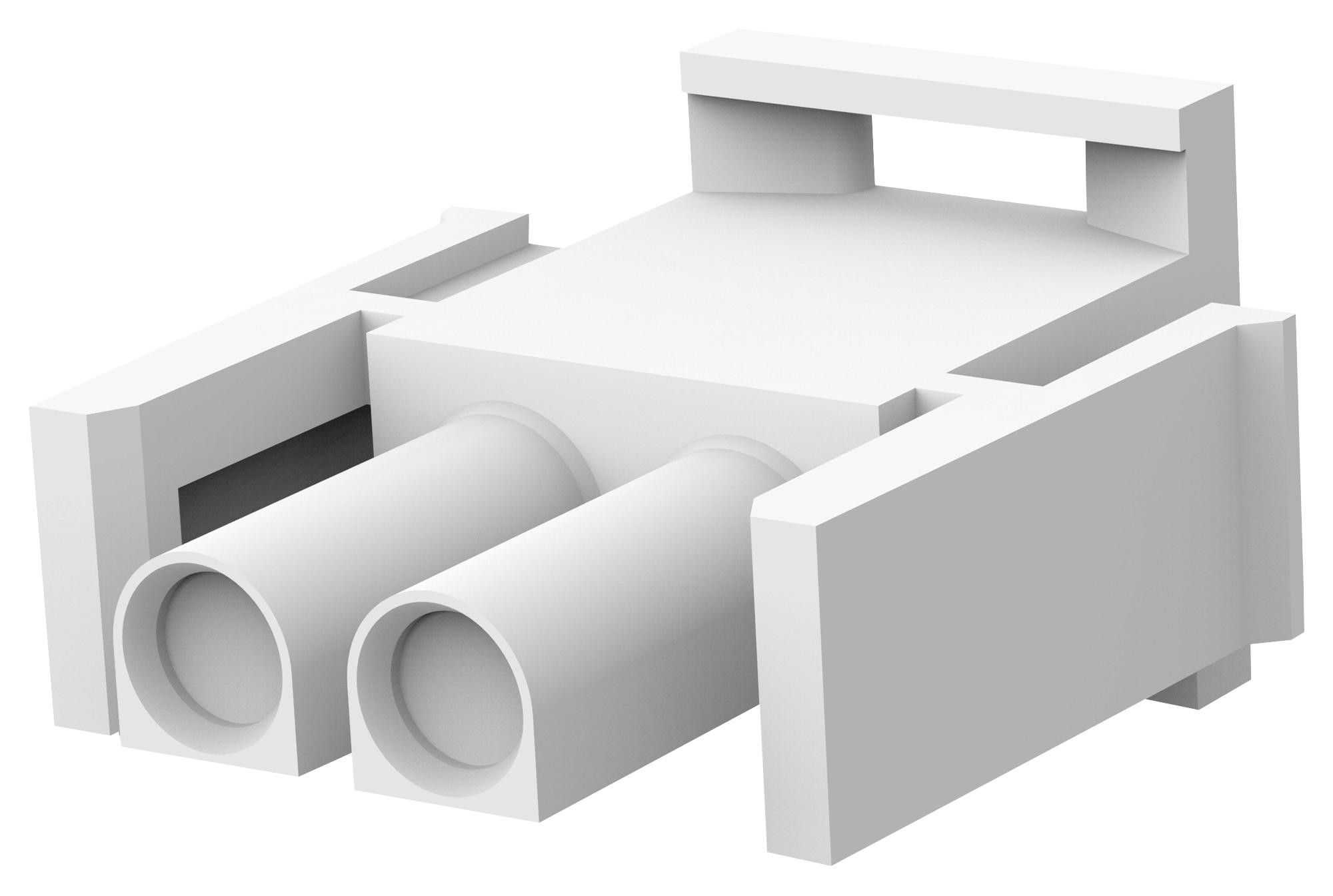 Amp Connectors / Te Connectivity 350777-1. Connector Housing, Plug, 2Pos, 6.35mm