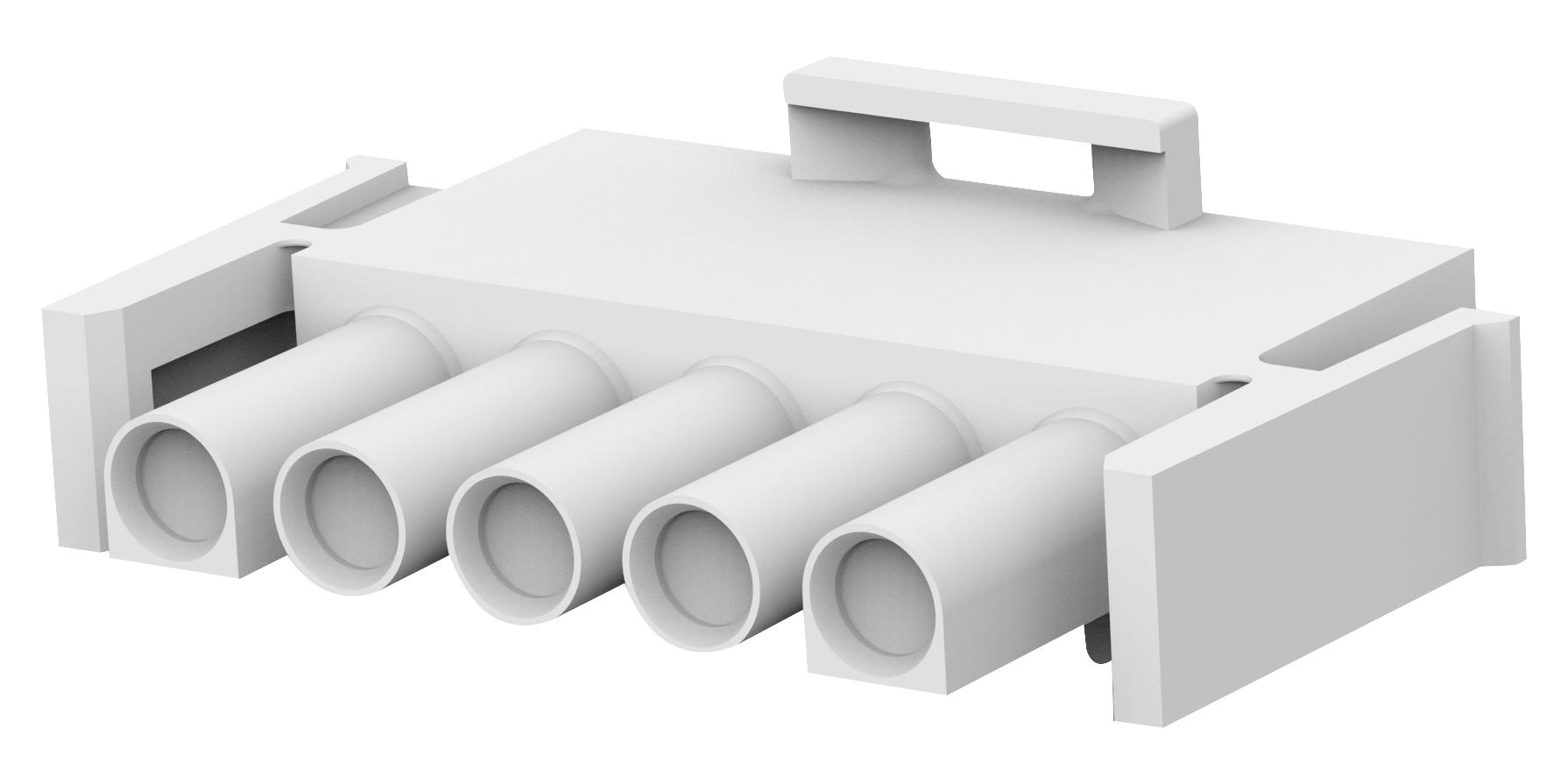 Amp Connectors / Te Connectivity 350809-1. Connector Housing, Plug, 5Pos, 6.35mm