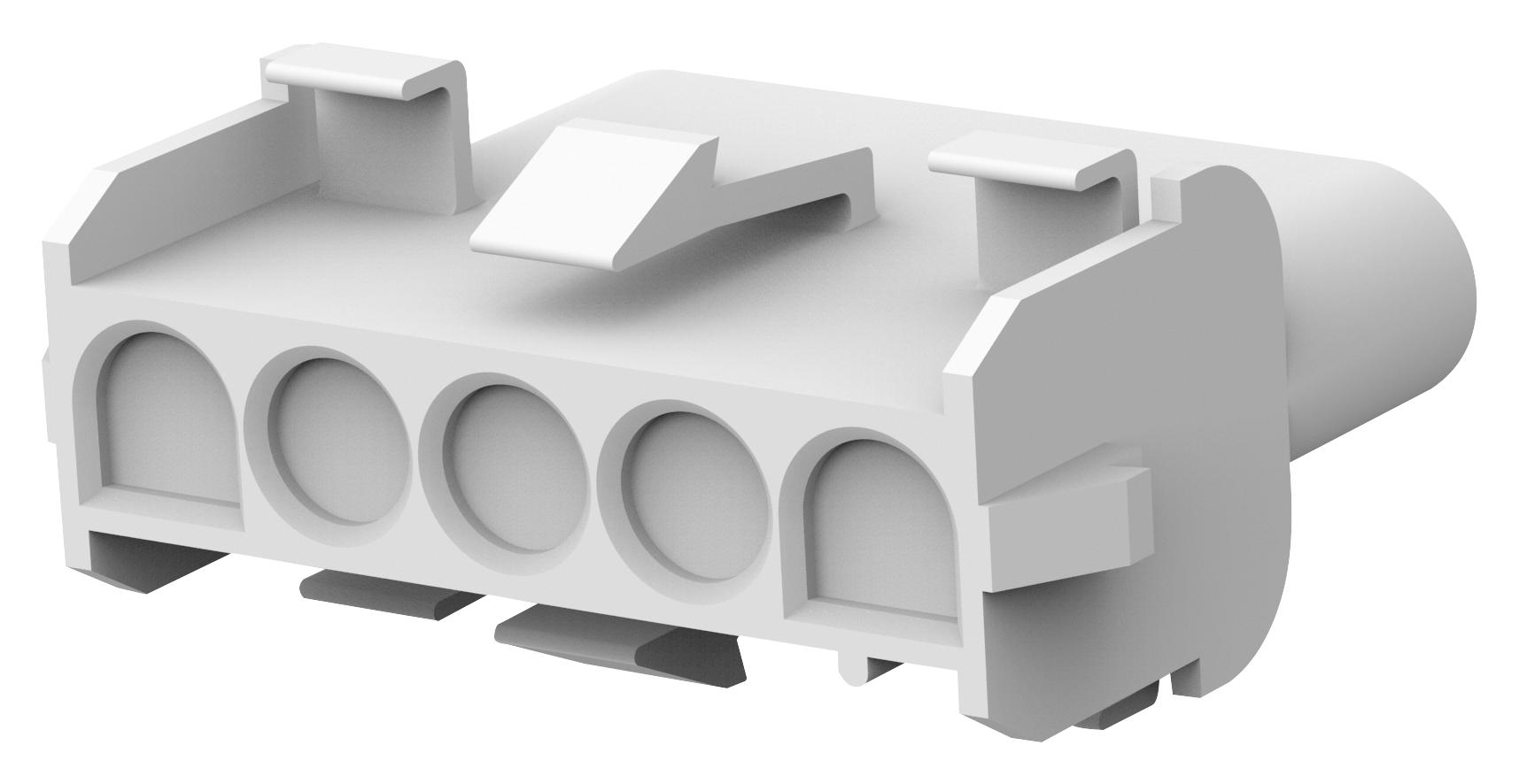 Amp Connectors / Te Connectivity 350810-1. Connector Housing, Rcpt, 5Pos, 6.35mm