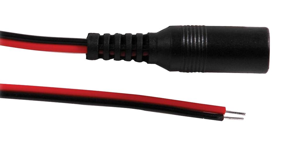 Multicomp Pro Ct-Dccord-F Cable Assy, 2.1mm Jack-Free End,305mm