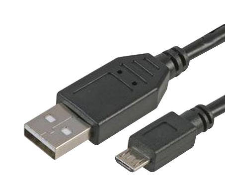 Stellar Labs Computer Plus 83-16410 Usb Cable, A Plug-Micro Plug, 152.4mm