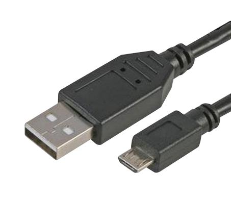 Stellar Labs 83-16413 Usb Cable, 2.0, A Plug-Micro Plug, 1.83M