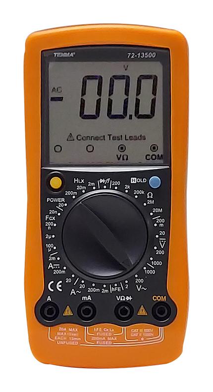 Tenma 72-13500 Digital Multimeter, Hh, Mean, 20A, 1Kv