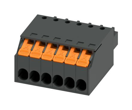 Phoenix Contact 1464109 Terminal Block, Pluggable, 6Pos, 16Awg