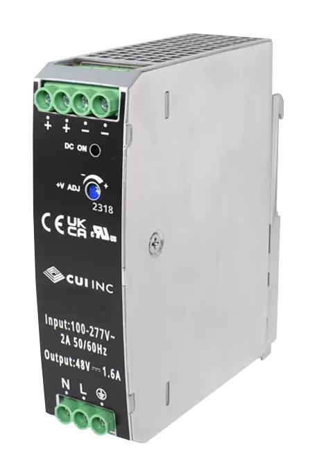 Cui Pdrd-75-24 Power Supply, Ac-Dc, 24V, 3.2A