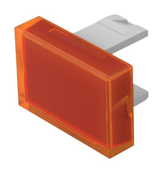 EAO 01-901.3 Lens, Switch, Rectangular, Orange, Flush