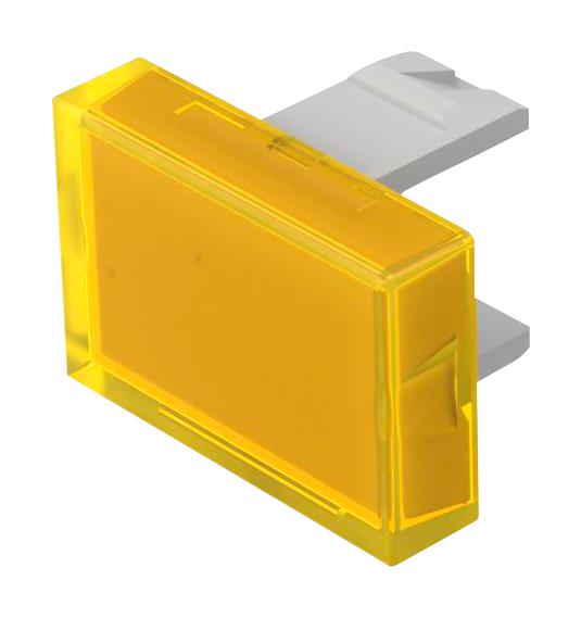 EAO 01-901.4 Lens, Switch, Rectangular, Yellow, Flush