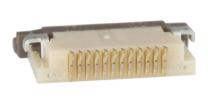 Hirose Fh55M-10S-0.4Sh Connector, Ffc/fpc, R/a, 10Pos, 1Row, 0.4mm