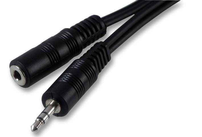 Pro Signal 1Tt-105 Lead, 3.5mm Stereo, M-F, Ext'n, 5M