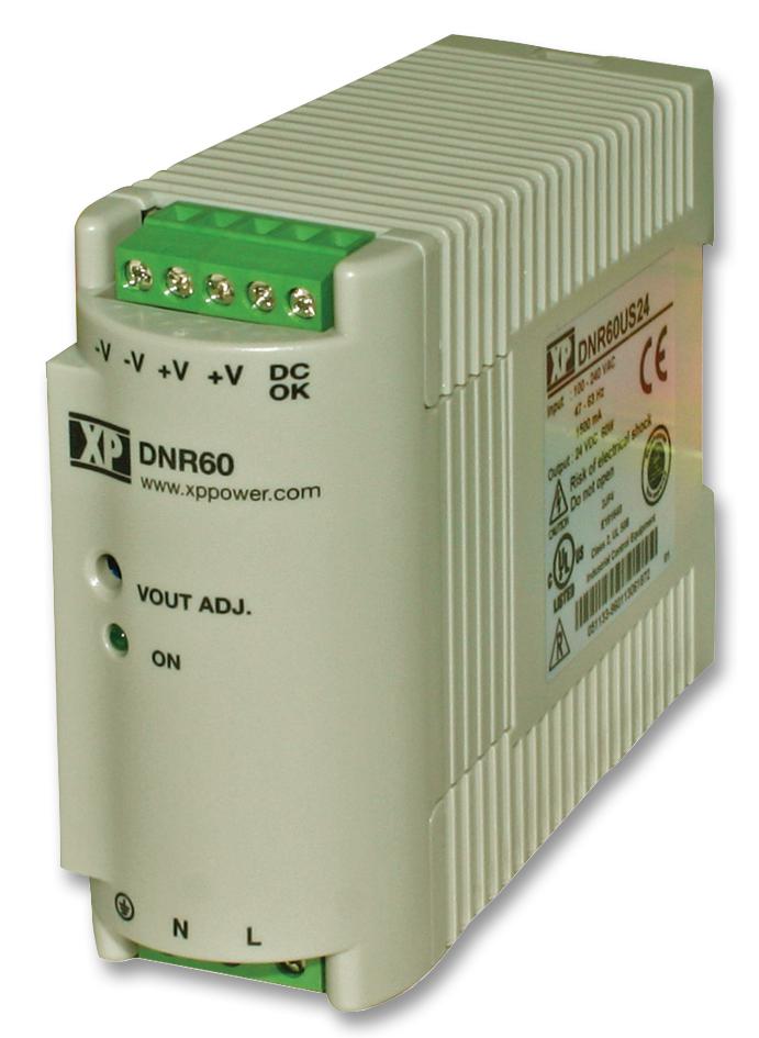 XP Power Dnr60Us12 Psu, Din Rail, 12V, 60W