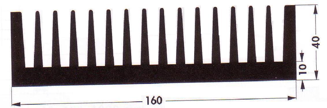 Fischer Elektronik Sk 85/50 Sa Heat Sink, 50mm, 1.4Â°C/w