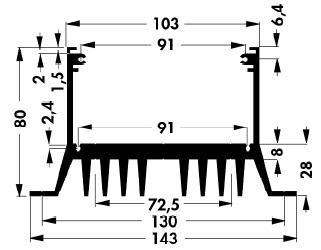 Fischer Elektronik Sk 61/100 Sa Heat Sink Case