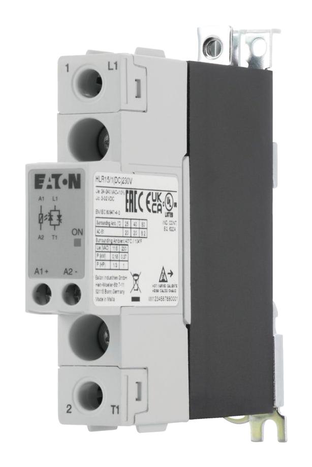 Eaton Moeller Hlr15/1(Dc)230V Solid State Relay, 20A, 32Vdc, Din Rail