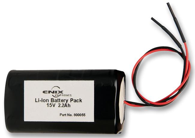 Enix Energies 800055 Battery, Li-Ion, 15V, 2.2Ah, Pk