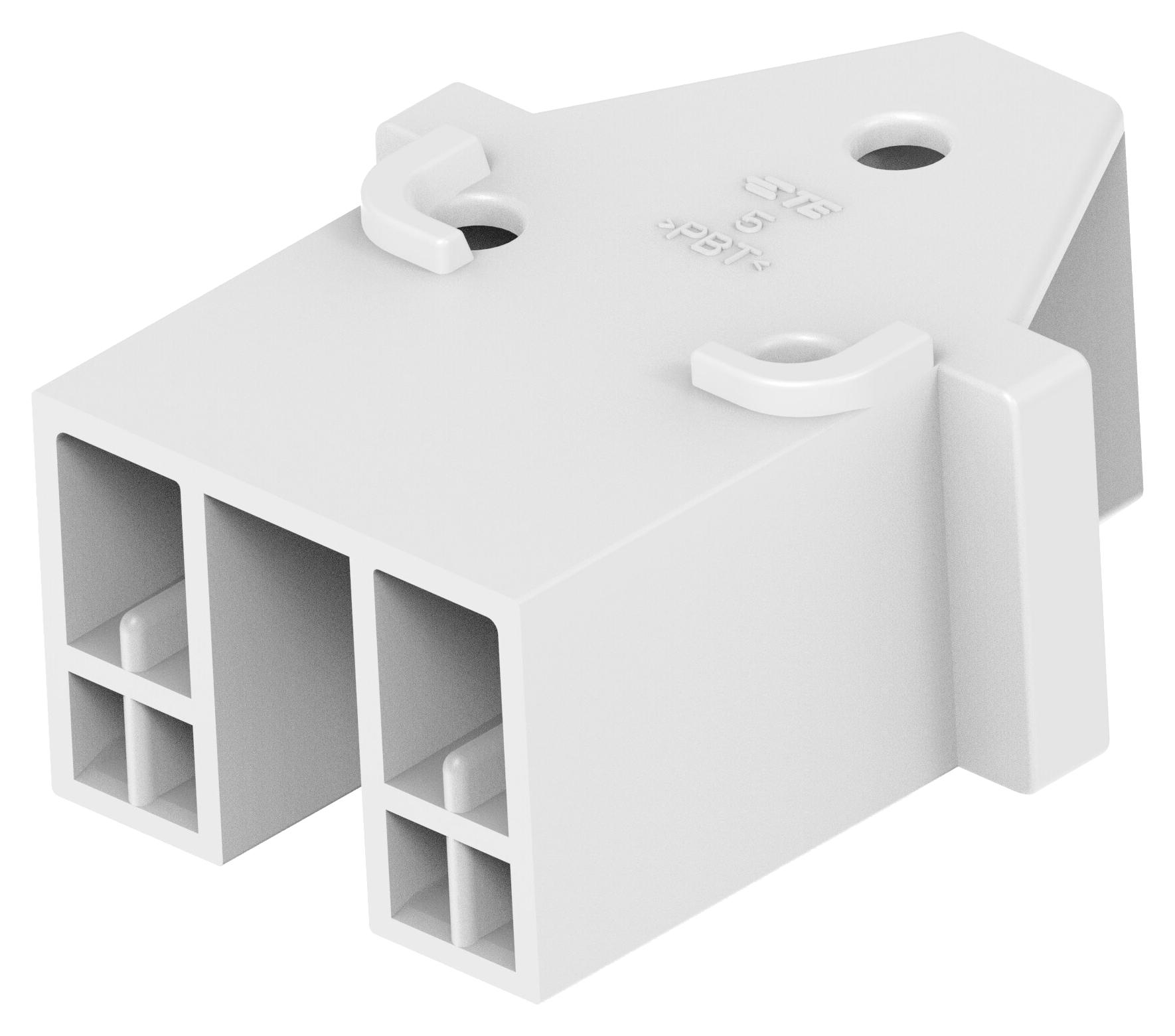 Amp Connectors / Te Connectivity 2426423-1 Cluster Block Housing, 2.29mm Dia, 3Pos