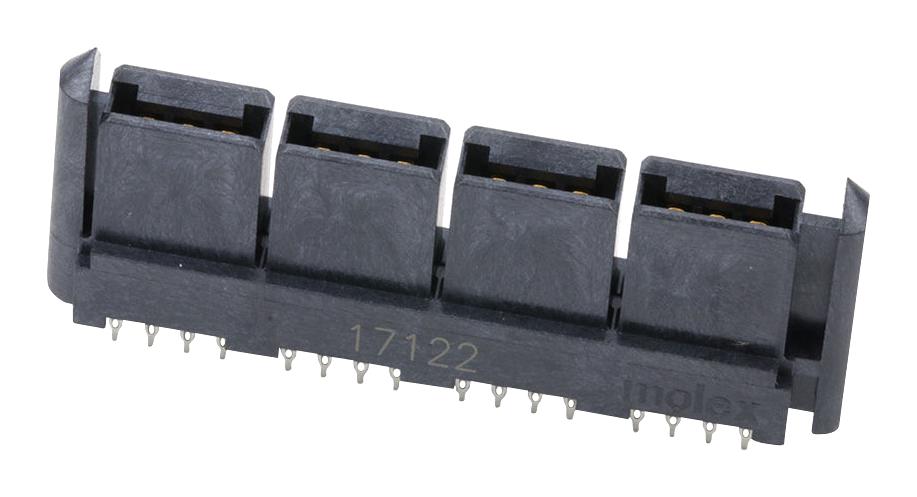 Molex 46112-0803 Rectangular Power Connector, Rcpt, 8Pos, Pcb