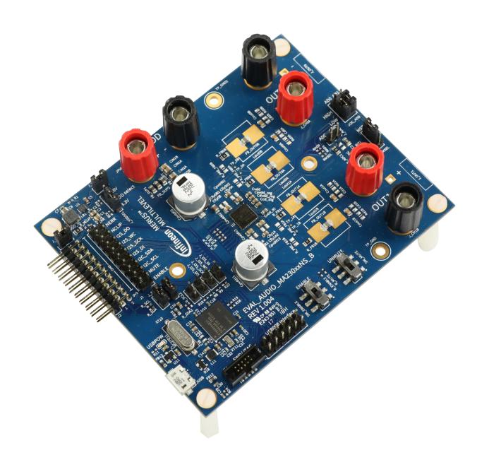 Infineon Evalaudioma2304Pnsbtobo1 Eval Kit, Class D Audio Power Amplifier