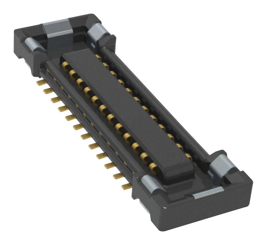 Hirose Bm23Fr0.6-24Ds-0.35V(51) Mezzanine Connector, Rcpt, 24Pos, 2Row/0.35mm