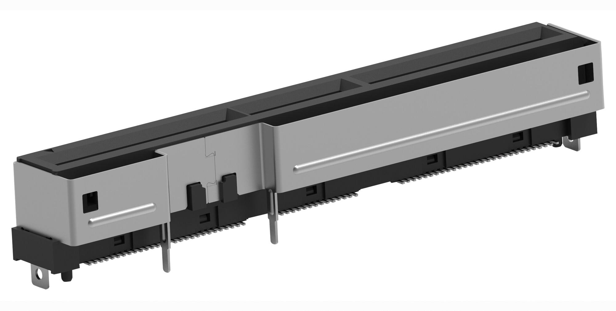 Te Connectivity 2332139-9 Recept Assy, 140 Pos, Vert, Sliver 2.0