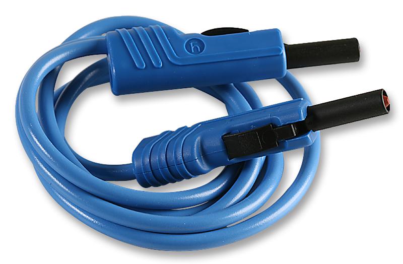 Hirschmann Test And Measurement 973646102 Test Lead, Blue, 1M, 60V, 16A