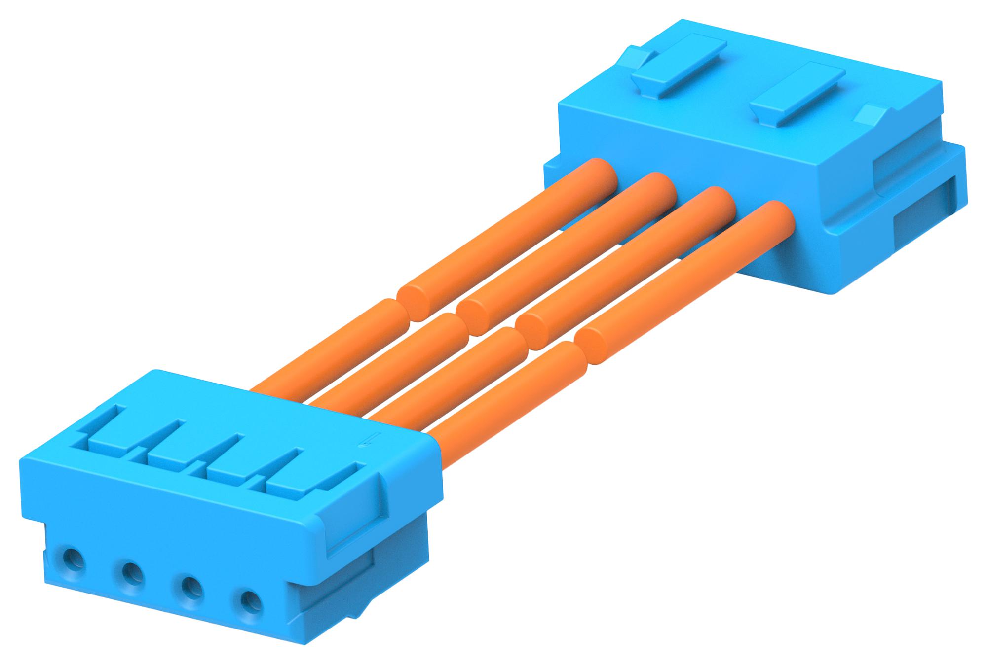 Te Connectivity 2405869-4 Cable Assy, 4P Cn1-Cn2, 2mm, 0.3M