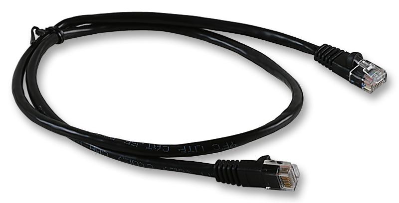 Videk 2961-2Bk Patch Lead, Cat5E, Utp, Black, 2M