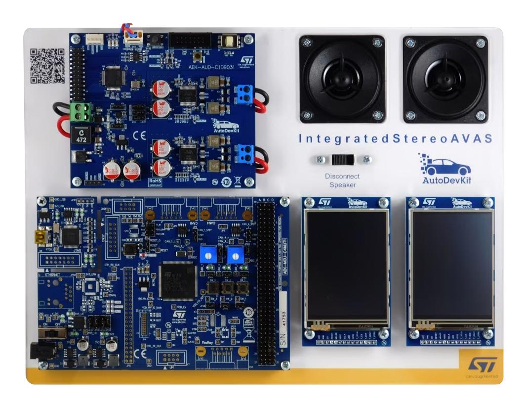 STMicroelectronics Aekd-Stereoavas Ev Kit, Acoustic Vehicle Alerting System