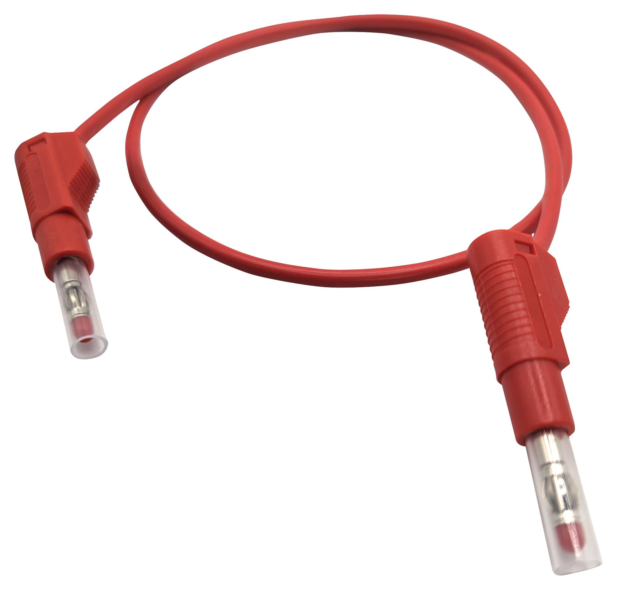 Mueller Electric 22.451-2M-2 Test Lead, Red, 600V, 32A, 2M