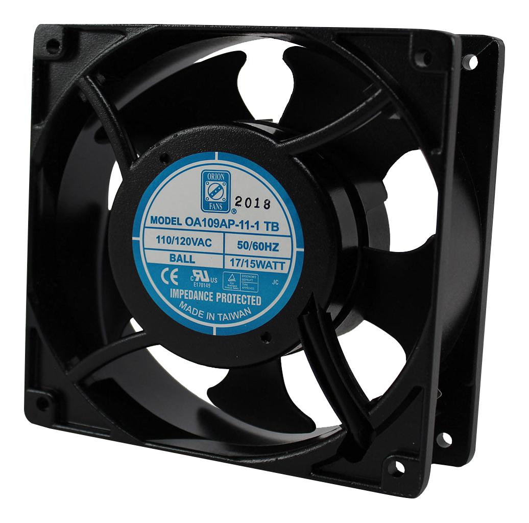 Orion Fans Oa109Ap-11-1Tb Ac Fan, Ball, 120mm, 3000Rpm, 115V