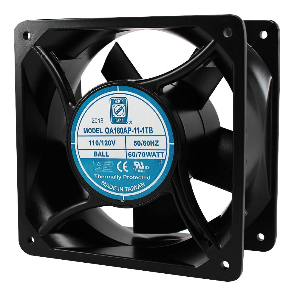 Orion Fans Oa180Ap-11-1Tb Ac Fan, Ball, 180mm, 3350Rpm, 115V