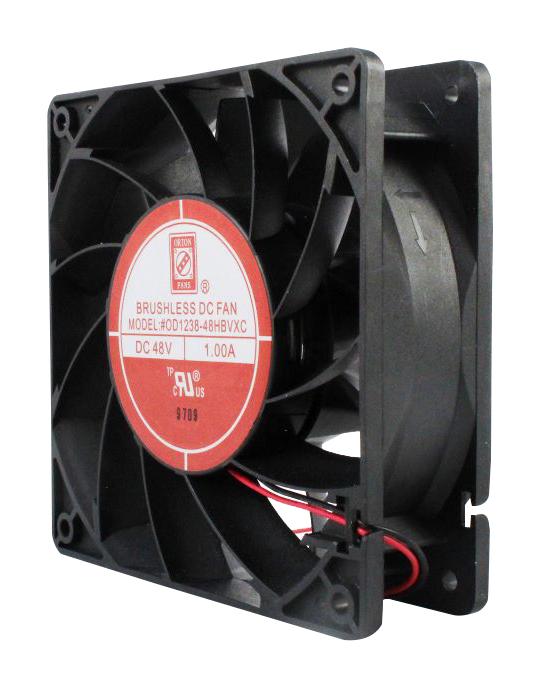 Orion Fans Od1238-12Hbvxc Dc Fan, Ball, 120mm, 5000Rpm, 12V