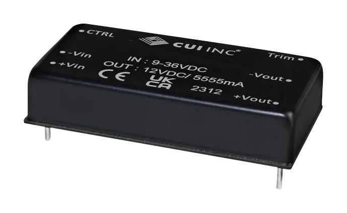 Cui Prc60-24-S3 Dc-Dc Conv, 3.3V, 12A