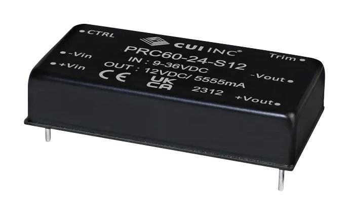 Cui Prc60-24-S12 Dc-Dc Conv, 12V, 5A