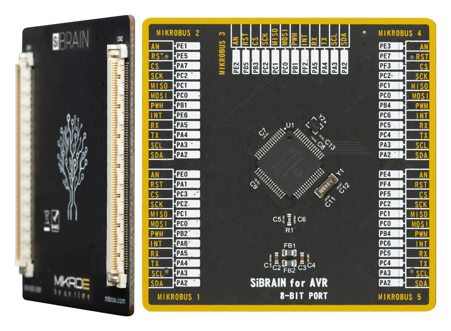 MikroElektronika Mikroe-5836 Sibrain Microcontroller Add-On Brd, 3.3V