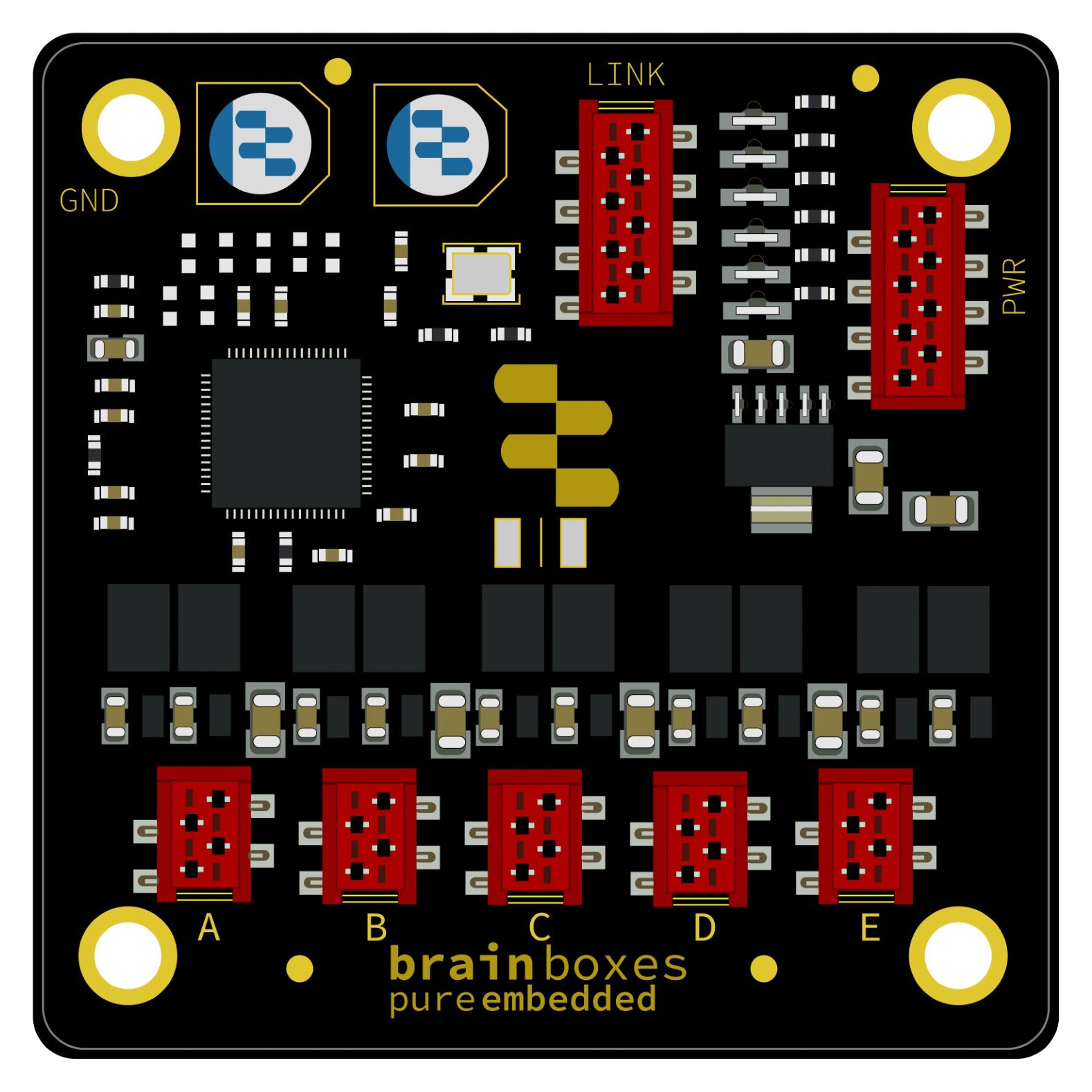 Brainboxes Pe-505 Enet Sw, 5Port, 10Mbps, 100Mbps