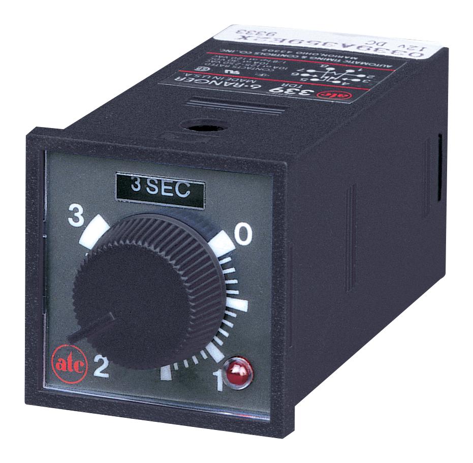 Atc 339B-359-T-2-X Time Delay Relay, Dpdt, 10A, 250V/30V