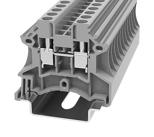 Multicomp Pro Mp012875 Terminal Block, Din Rail, 2Pos, 10Awg