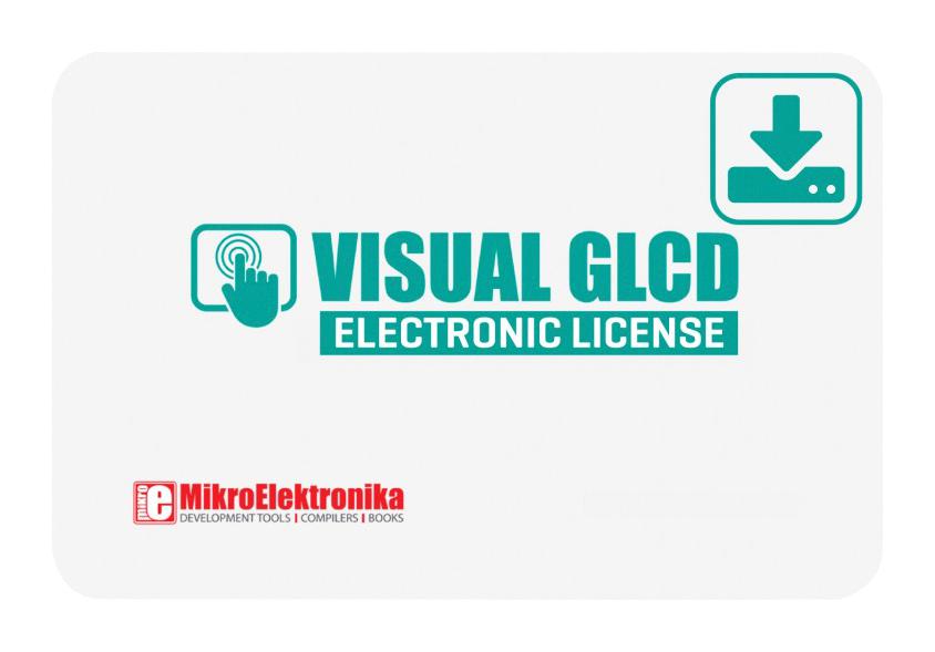 MikroElektronika Mikroe-2083 Gui Software, Visual Glcd, Code License