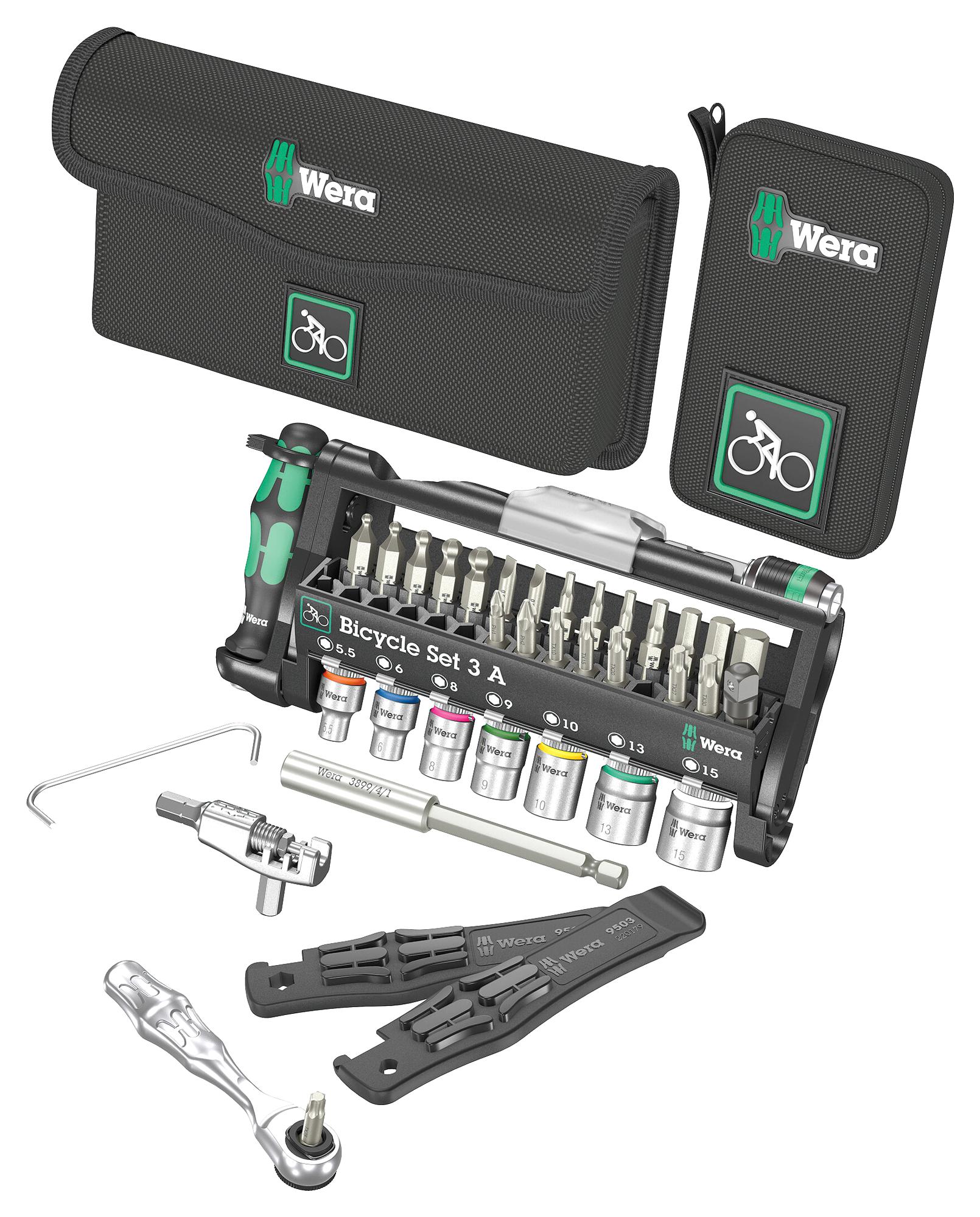 Wera 05004183001 Bicycle Set 3 A, Zyklop Mini 1, 40Pc