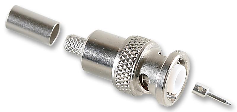 Radiall R316072000 Rf Coaxial, Bnc, Straight Plug, 50Ohm