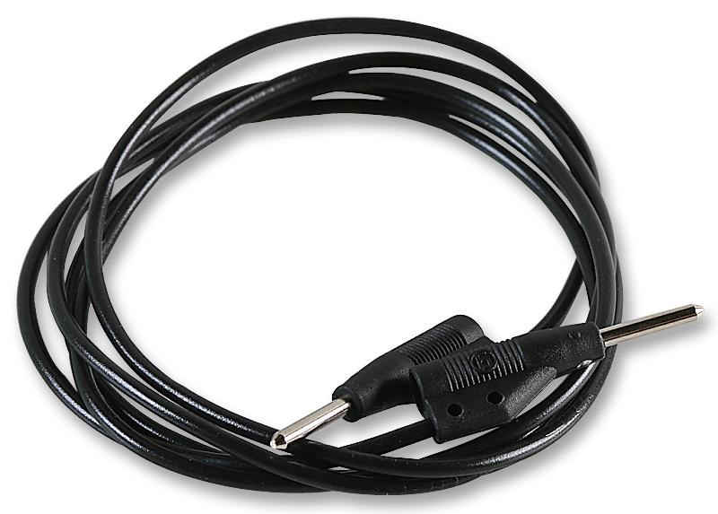 Hirschmann Test And Measurement 973596100 Test Lead, Blk, 1M, 60V, 6A